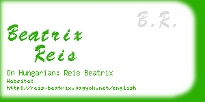 beatrix reis business card